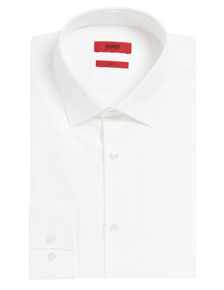 Camisa de vestir de algodón manga larga para hombre 4