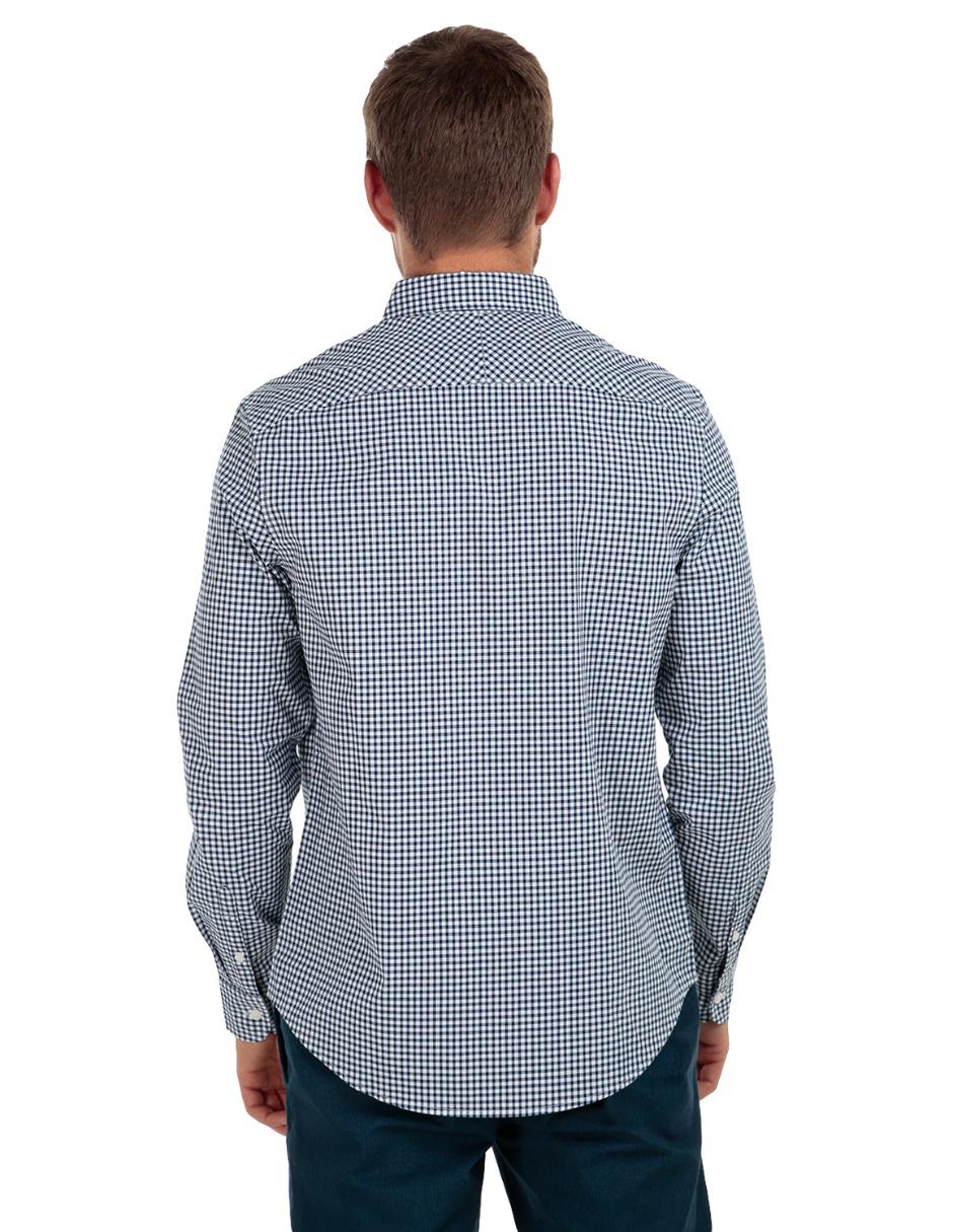 Camisa de vestir de algodón manga larga para hombre 3