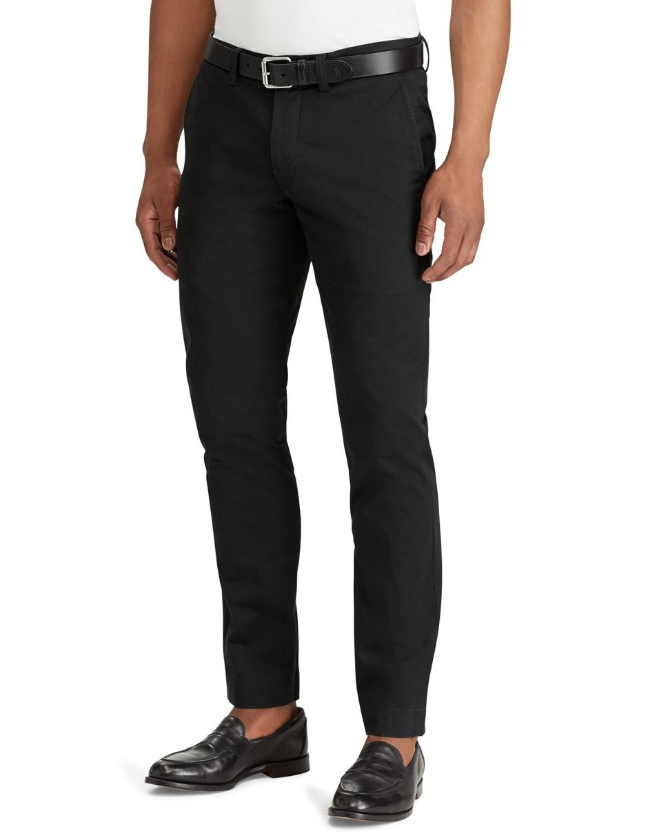 Pantalón chino slim de algodón para hombre