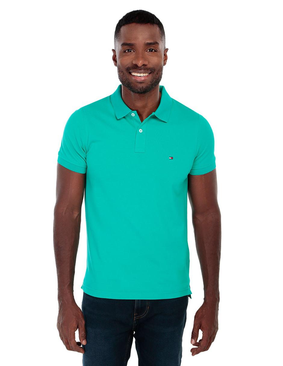 polo verde tommy hilfiger