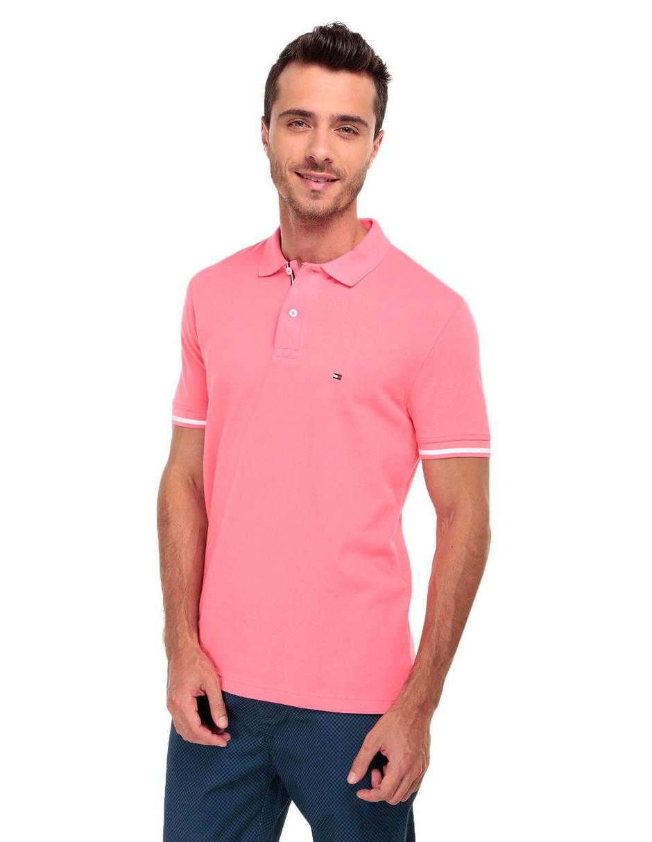 polo rosa tommy hilfiger
