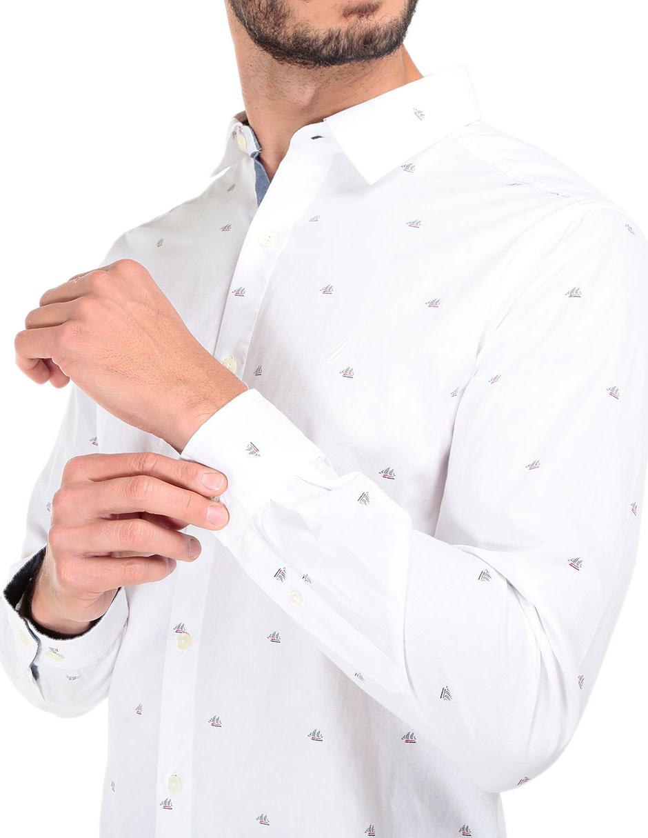 camisa nautica blanca
