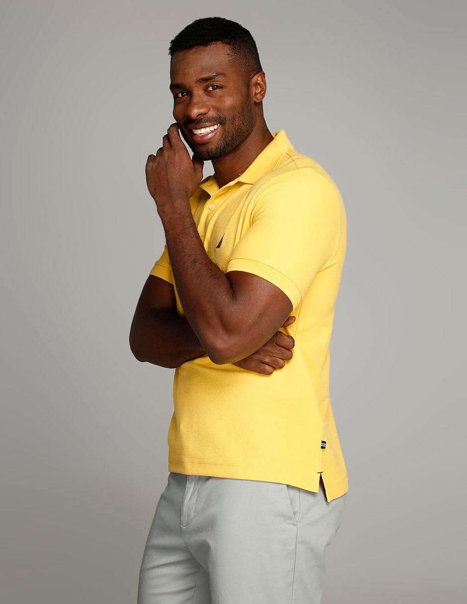 Playera tipo polo Nautica estampado liso para hombre en Liverpool