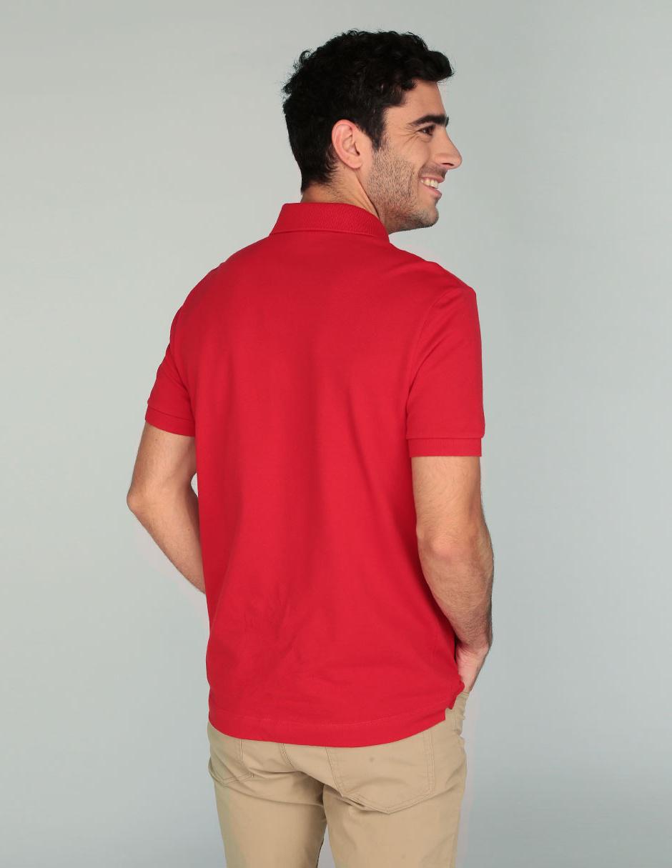 PLAYERA POLO LACOSTE CONS-P, 6 E, ROJO