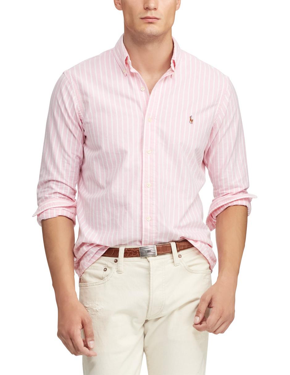 camisa rosa polo ralph lauren