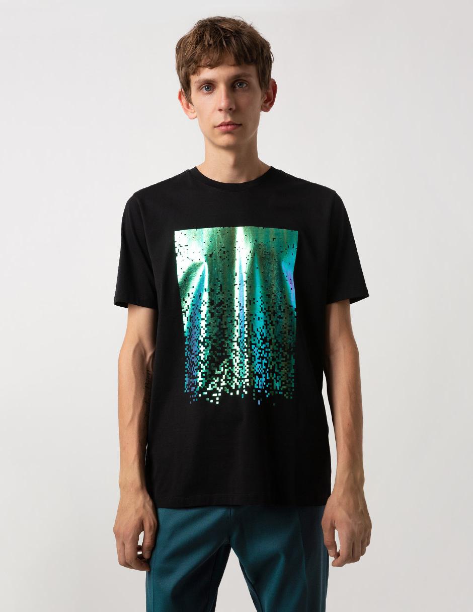 playera hugo boss negra