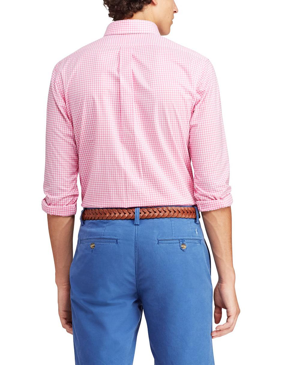 camisa polo ralph lauren rosa