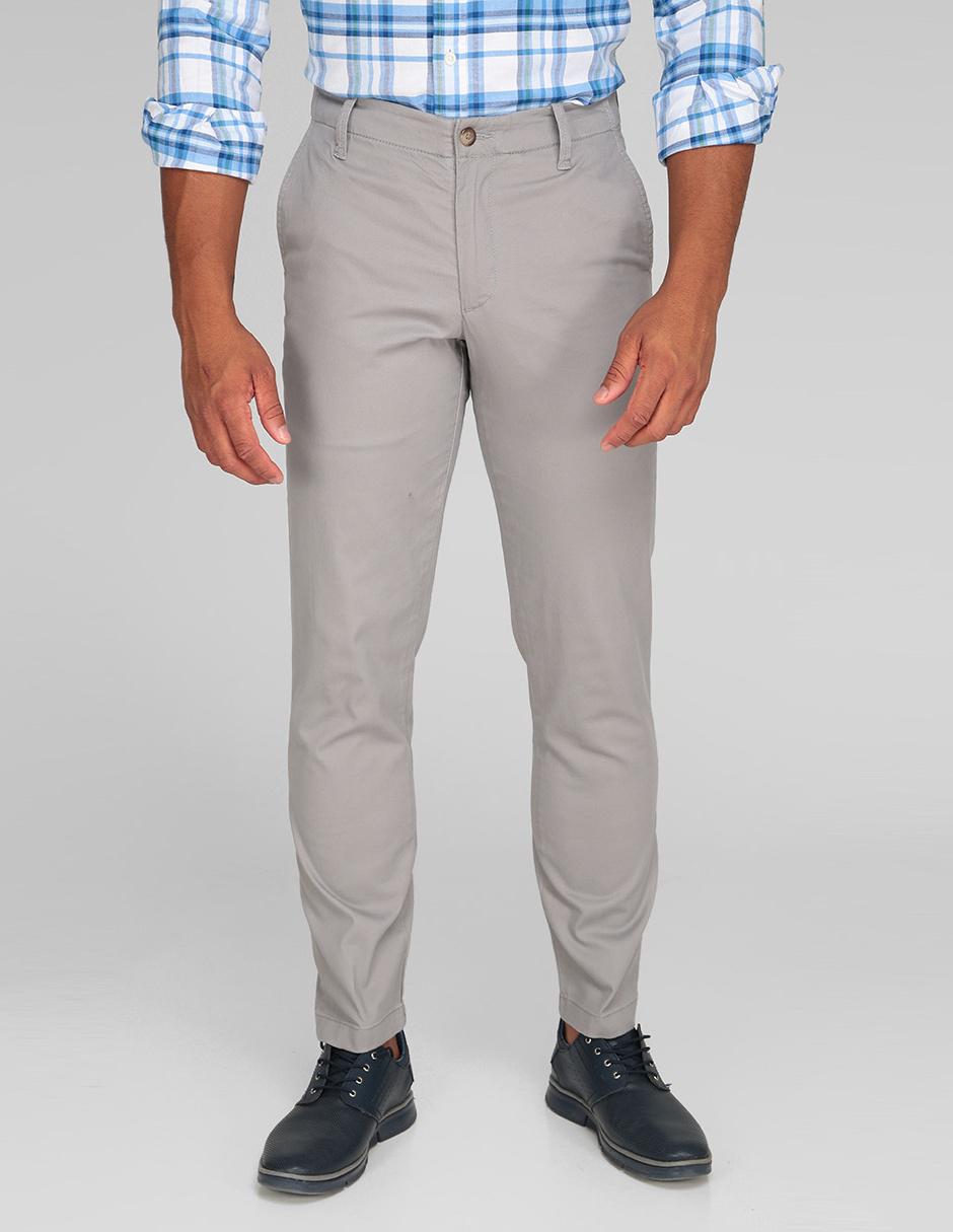 Pantalón casual Nautica corte slim gris en Liverpool
