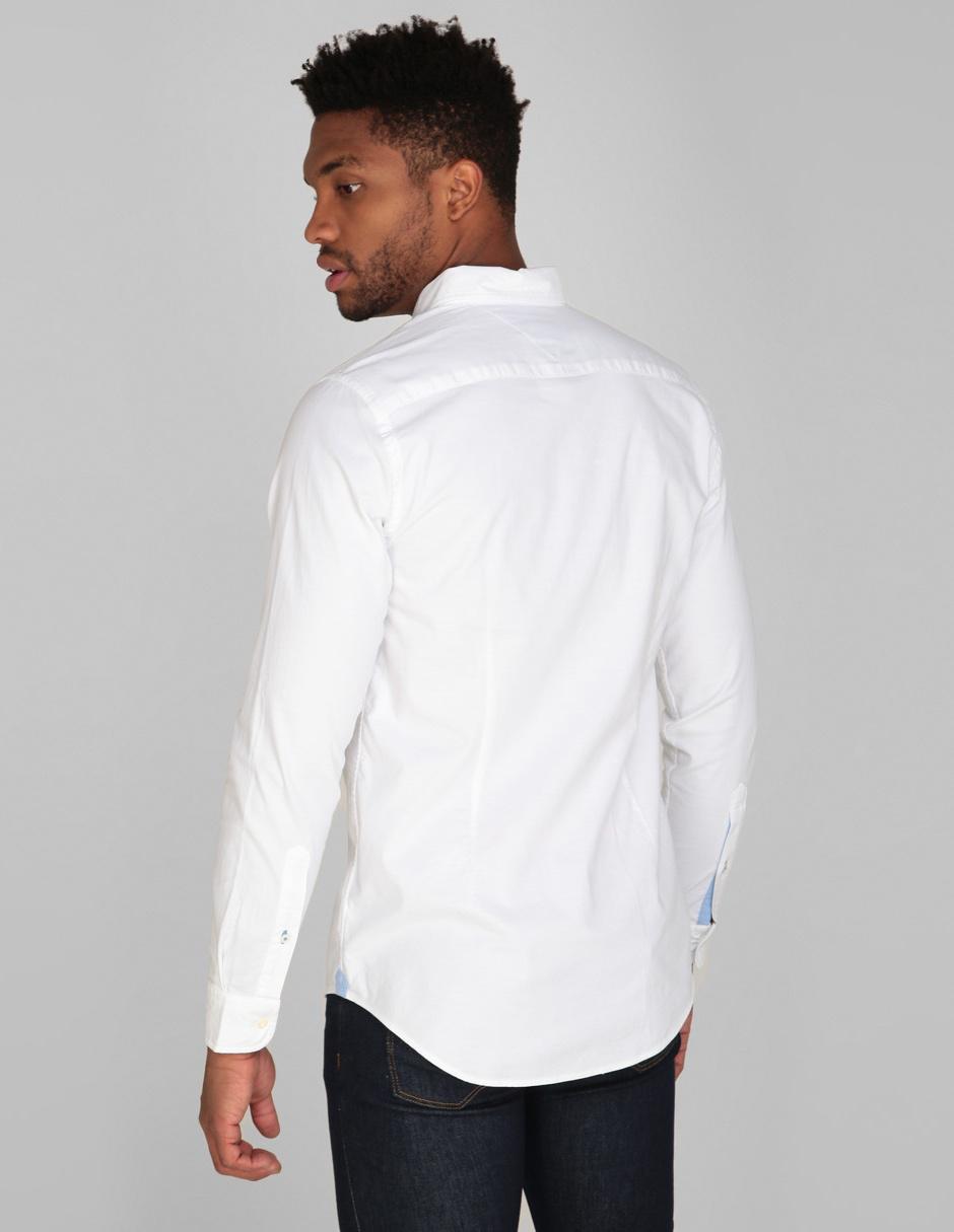 Camisa casual de algodón manga larga para hombre 2