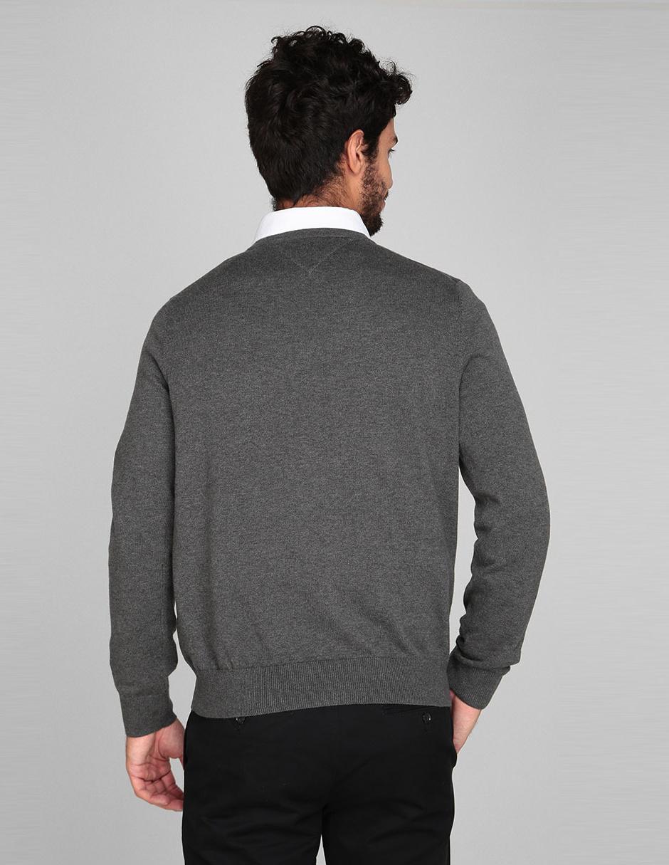 Suéter cuello V para hombre 2