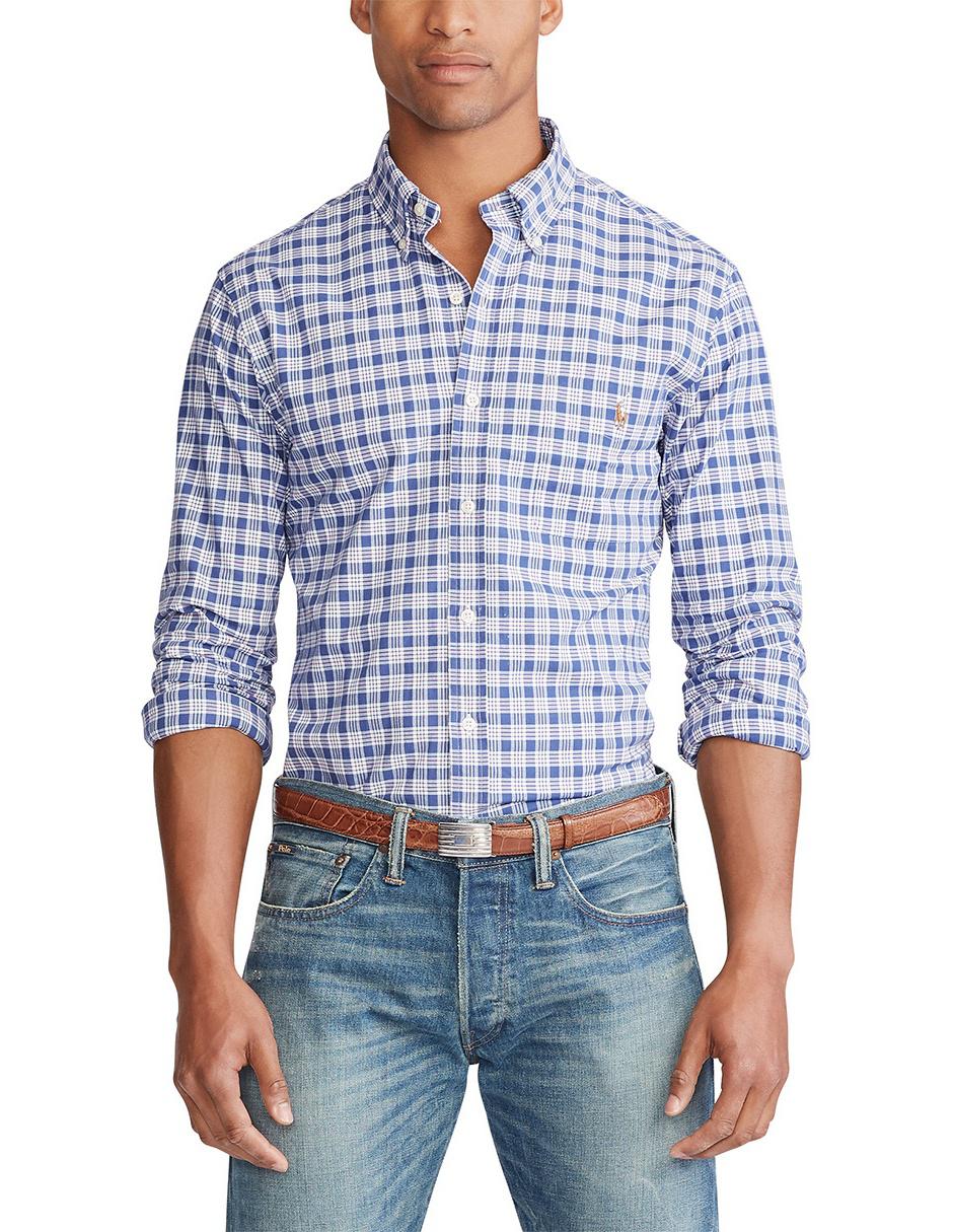 camisa slim fit ralph lauren