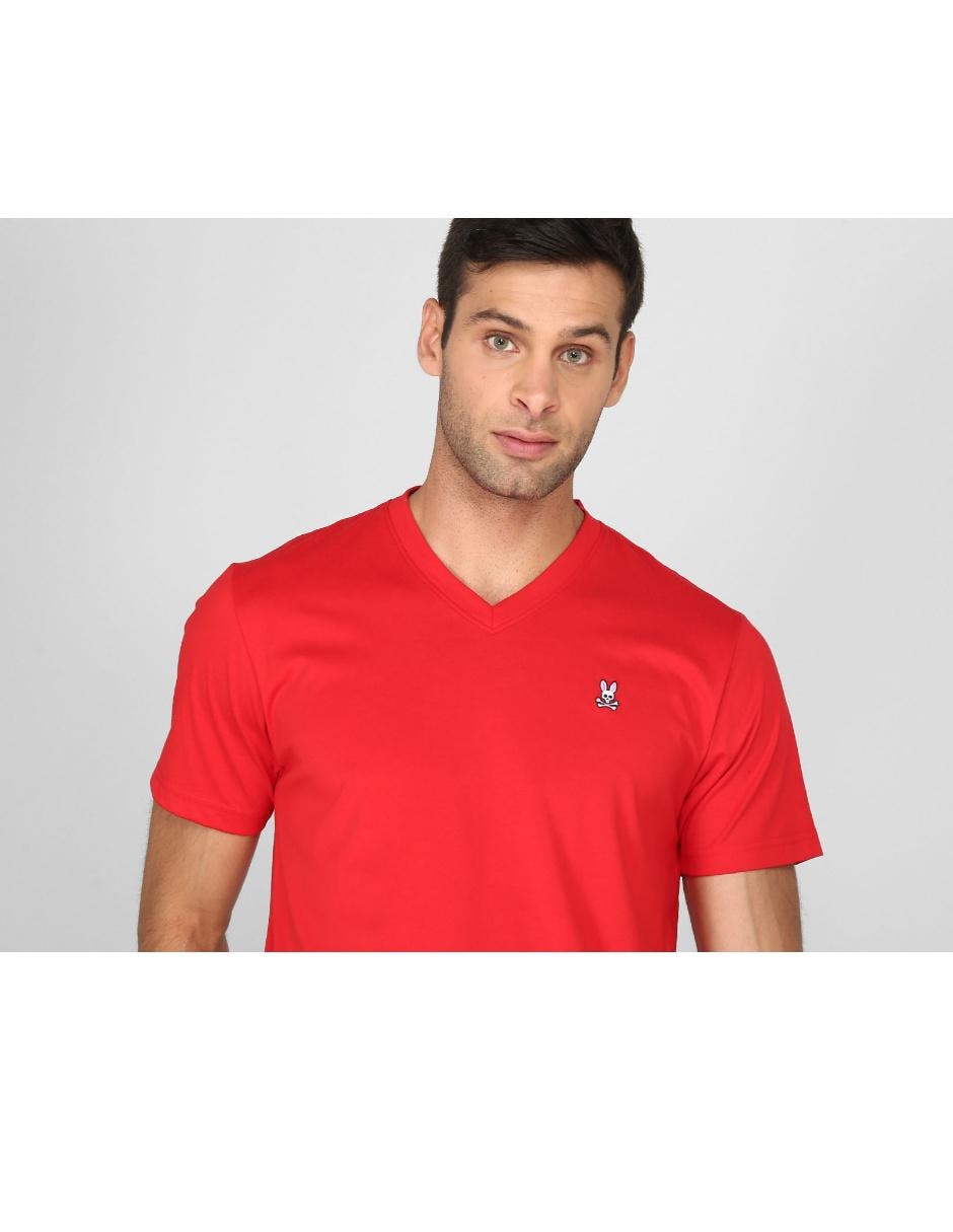 Playera cuello v para hombre 4