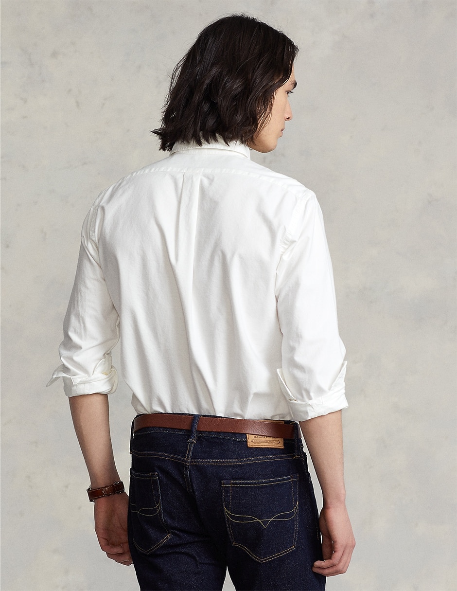 CAMISA POLO RL 710729232 RE, M, BLANCO