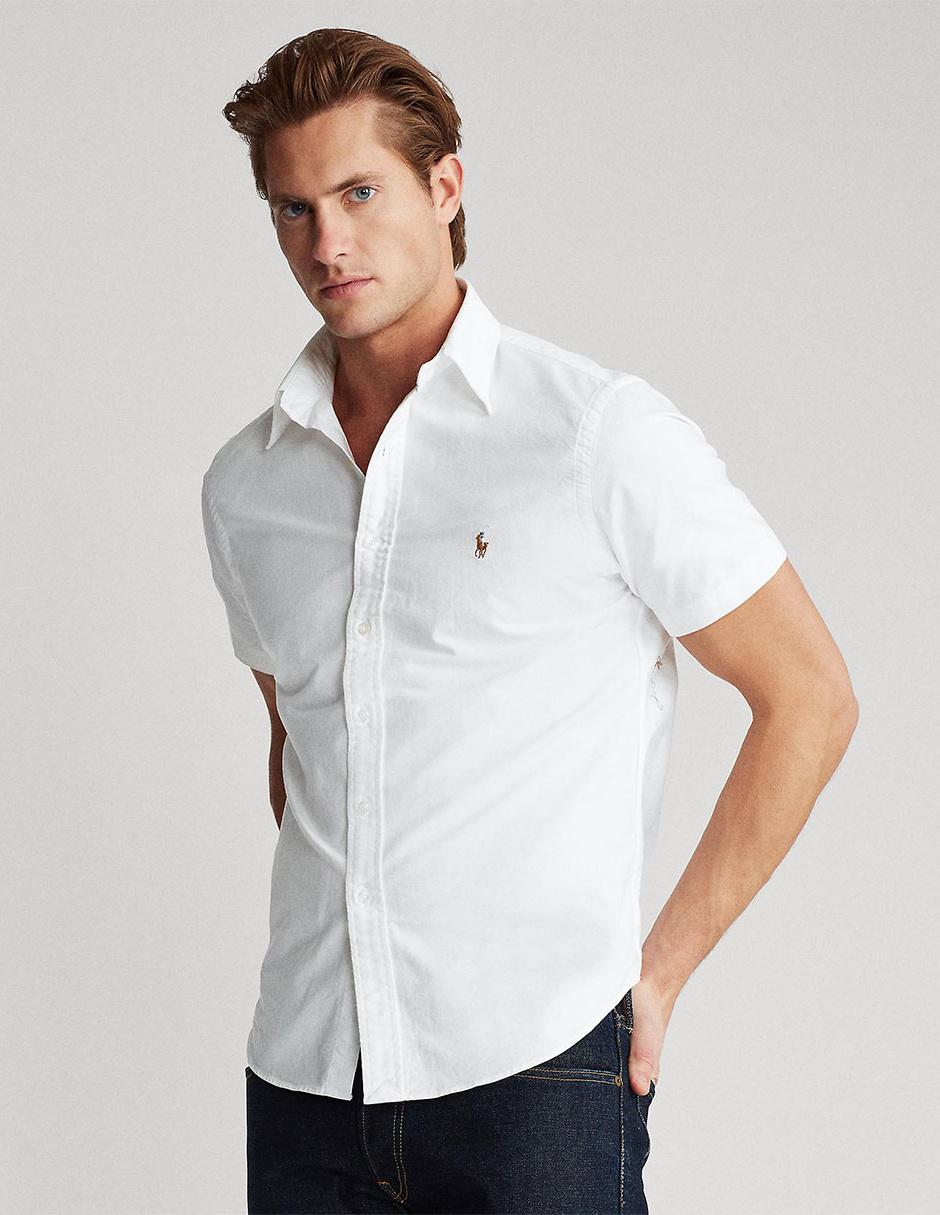 Camisa casual de algodón manga corta para hombre 2
