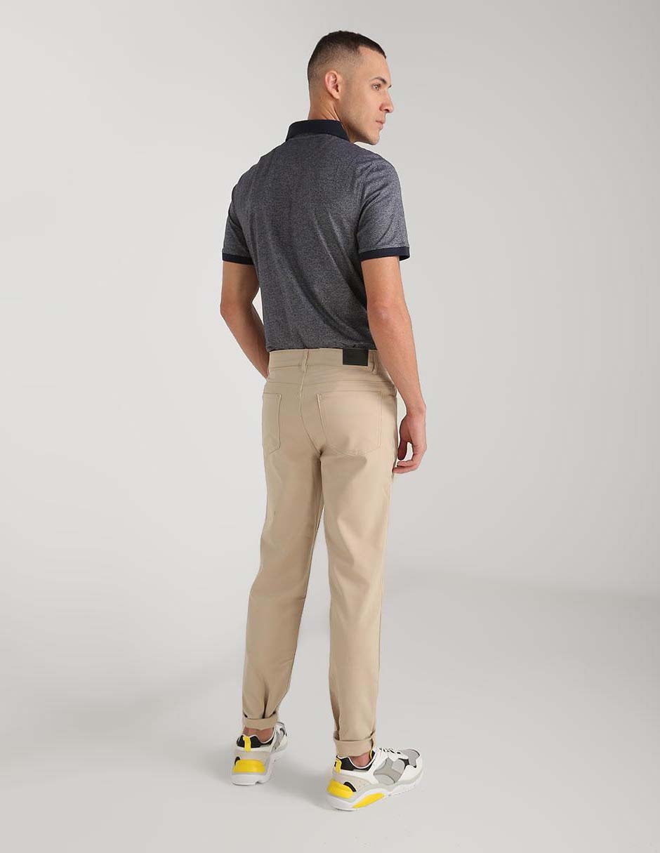 Pantalón slim de algodón para hombre 2