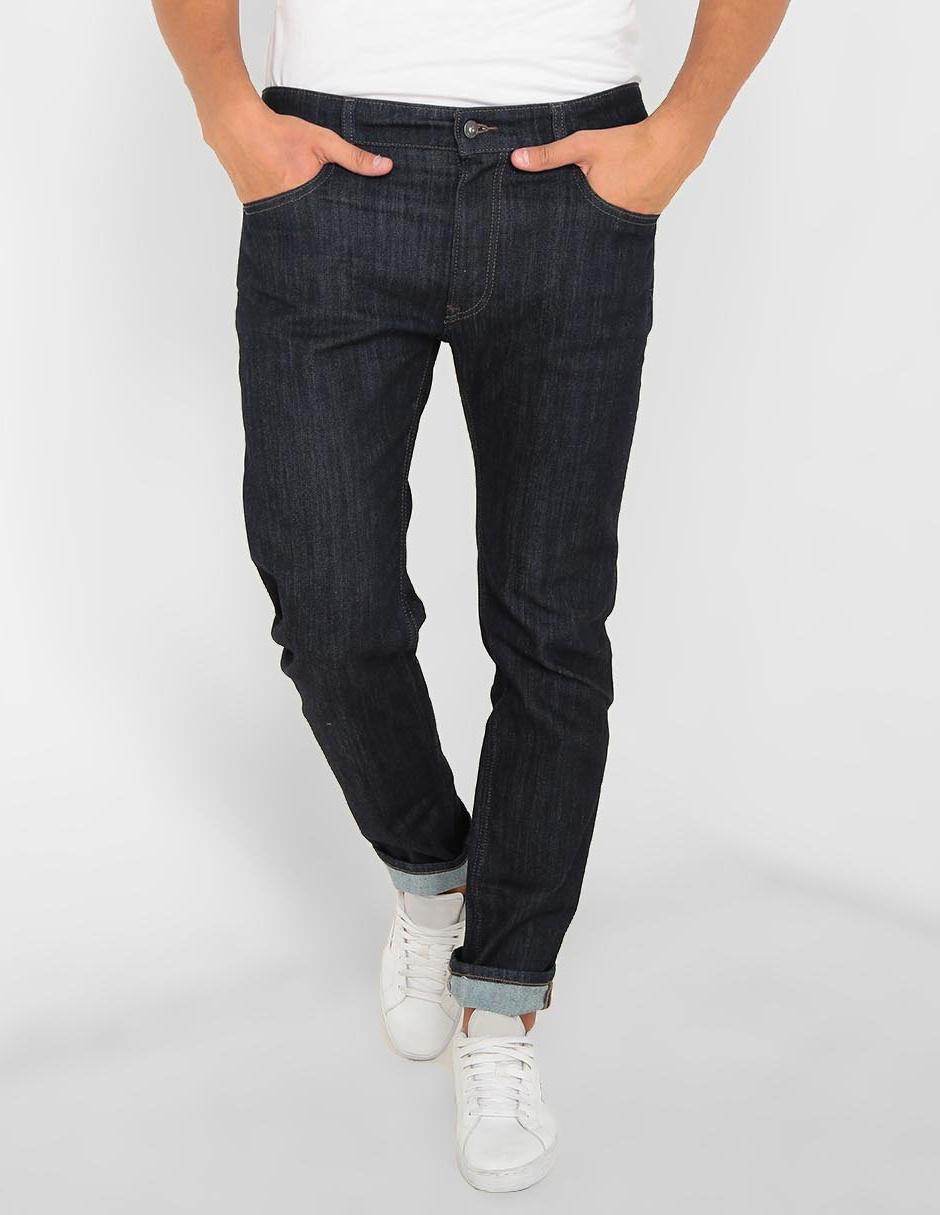 Jeans Lacoste corte regular azul marino |