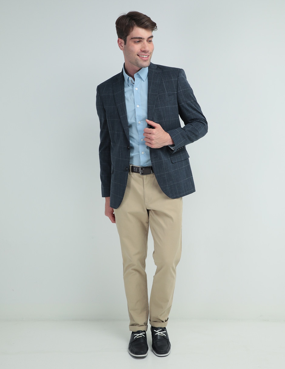 Camisa casual de algodón manga larga para hombre 3
