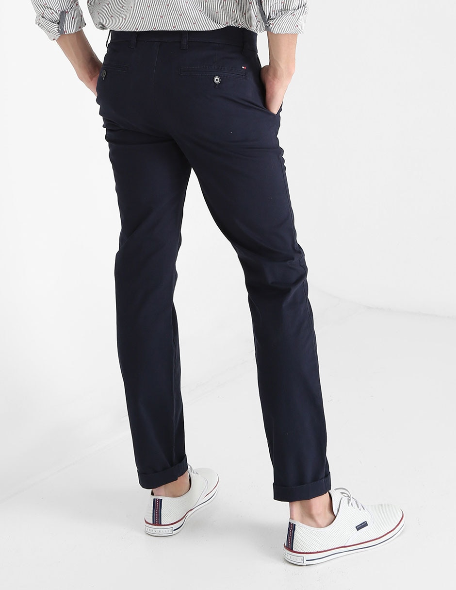 Pantalón recto de algodón para hombre 2