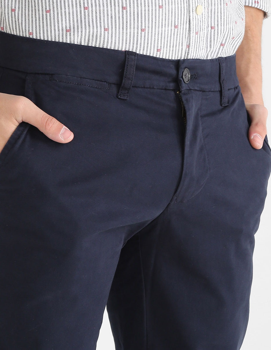 Pantalón recto de algodón para hombre 6