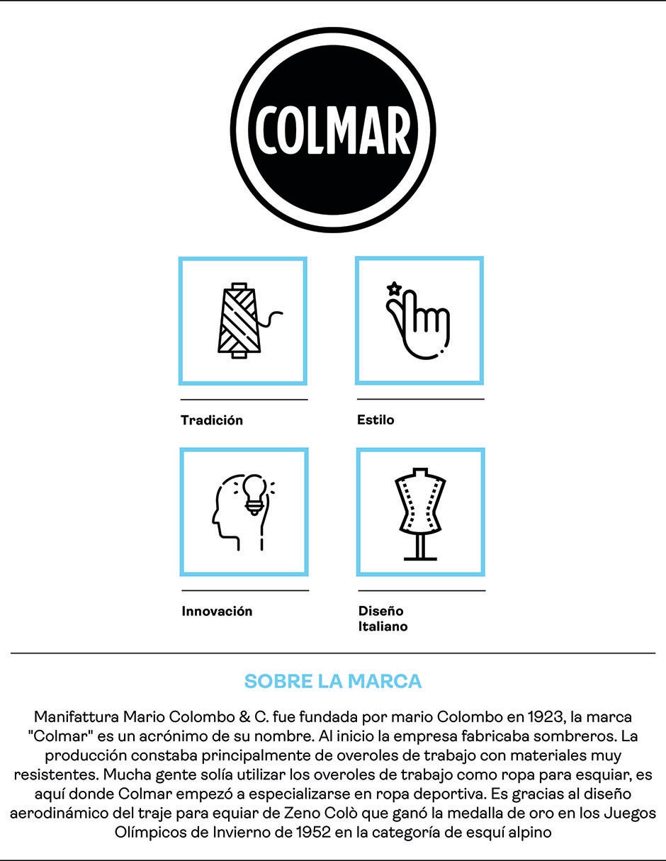 CHAMARRA COLMAR 1875 P, M, AZUL MARINO