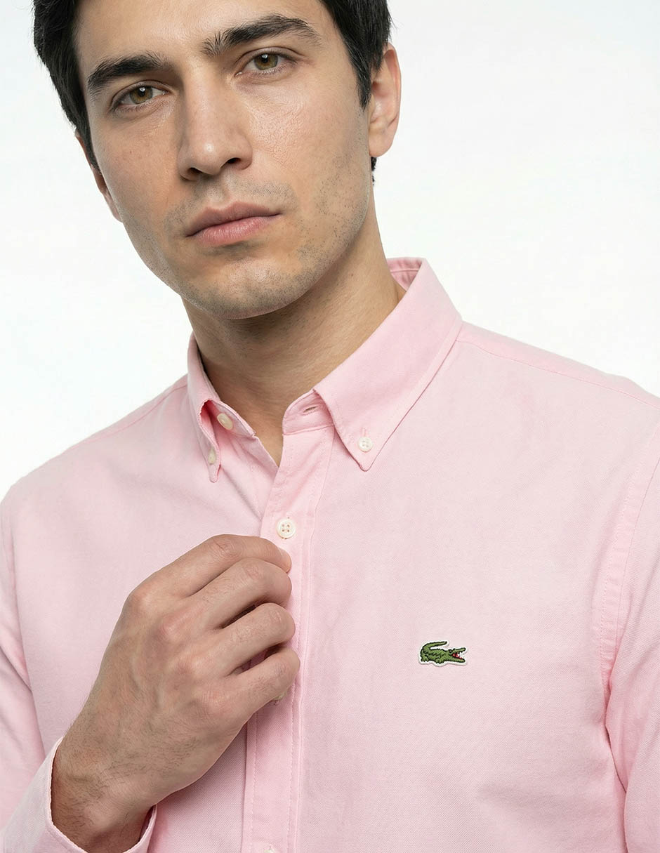 Camisa casual de algodón manga larga para hombre 4