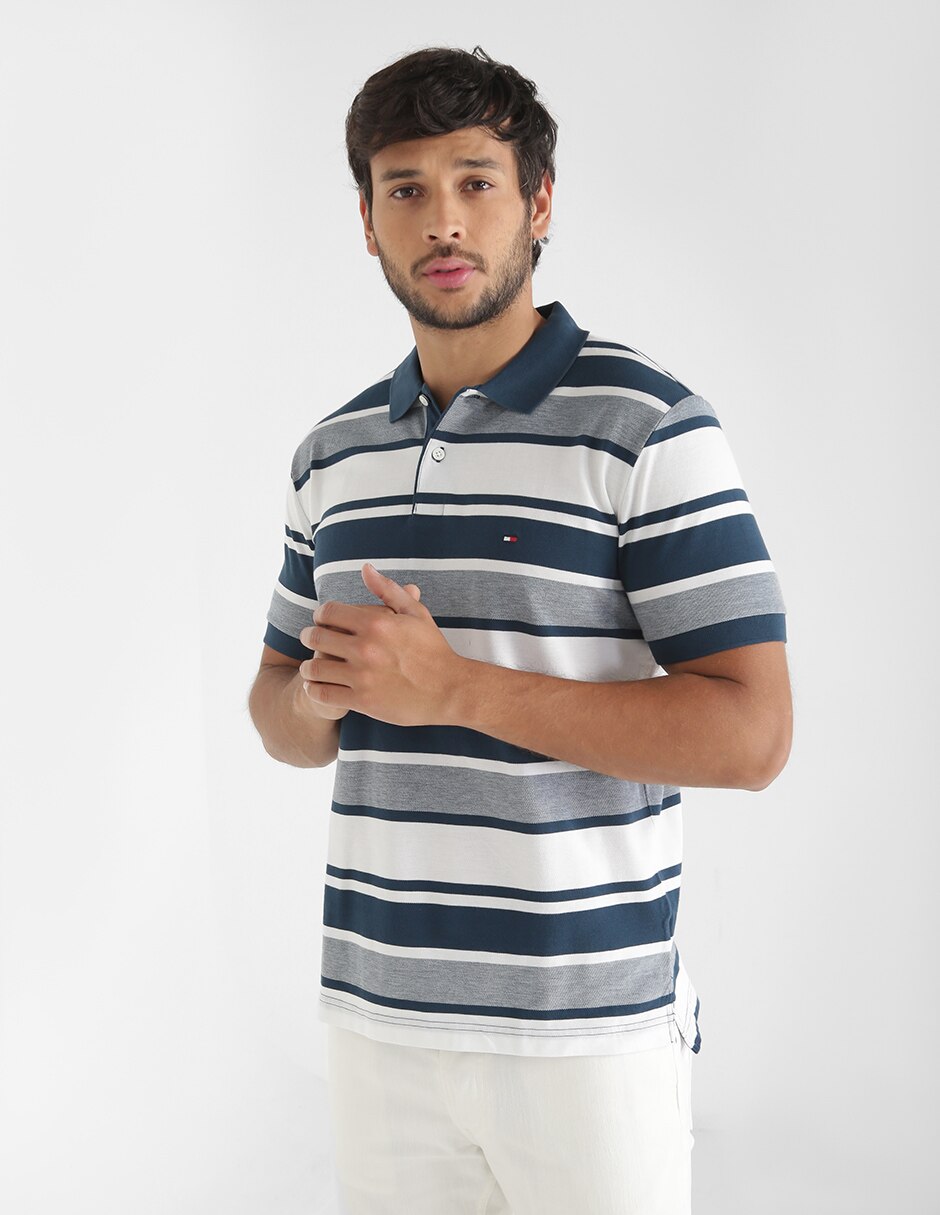 Playera tipo polo Tommy Hilfiger estampado logo para hombre en Liverpool