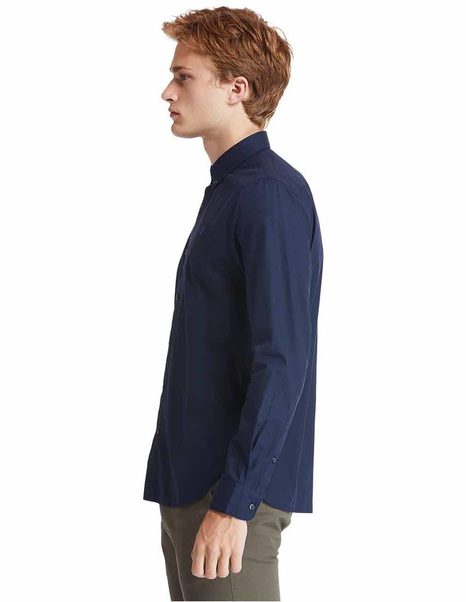 Camisa casual de algodón manga larga para hombre 2