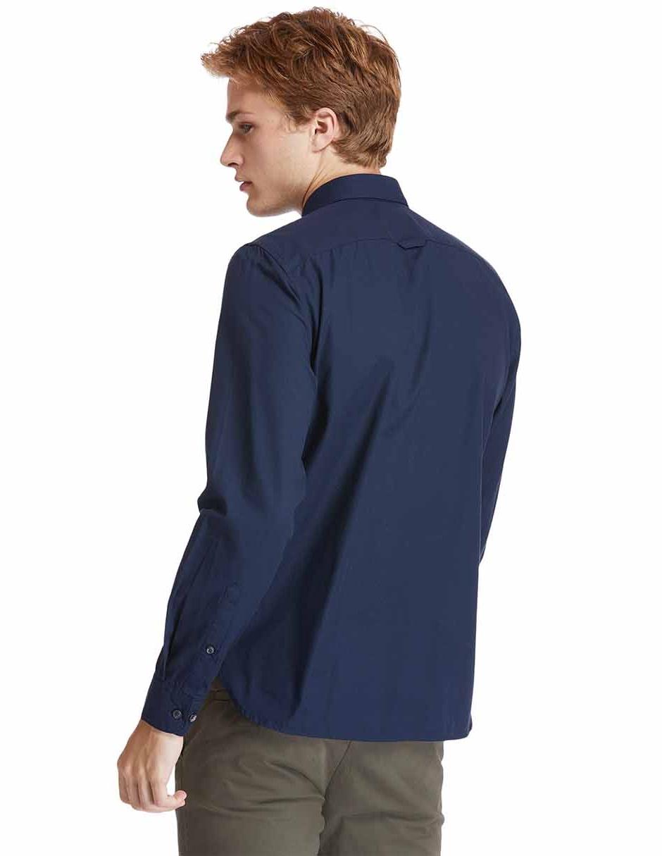 Camisa casual de algodón manga larga para hombre 5