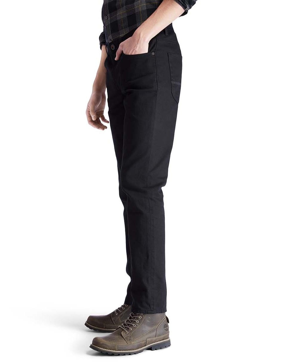 Jeans straight lavado obscuro para hombre 6