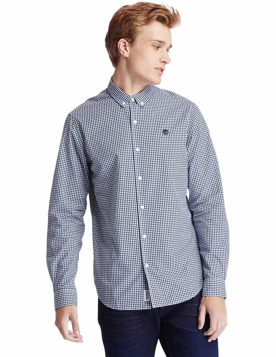 Camisa casual Timberland de algodón manga larga para hombre Liverpool.com.mx