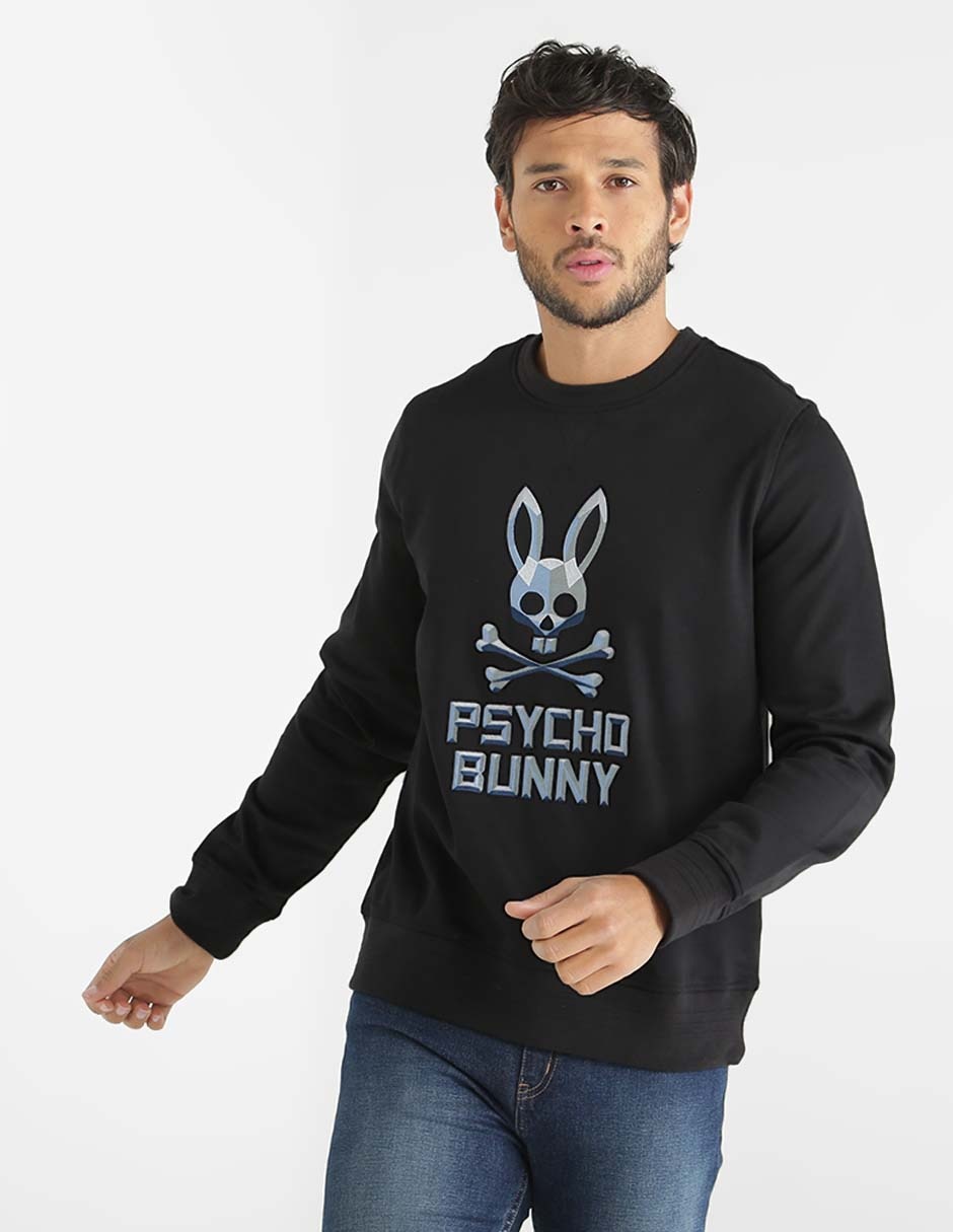 Sudadera Psycho Bunny cuello redondo estampada en Liverpool