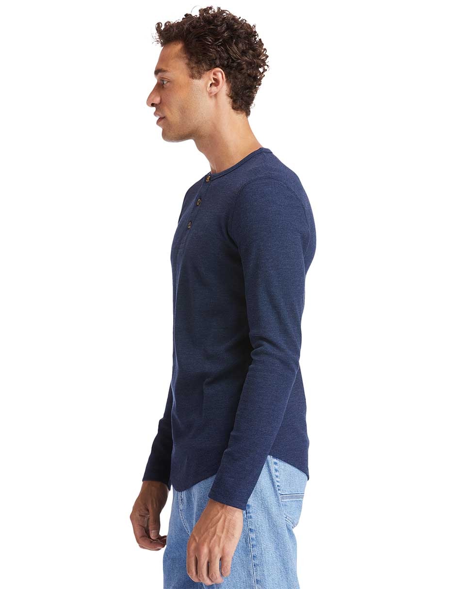 Playera cuello henley para hombre 5