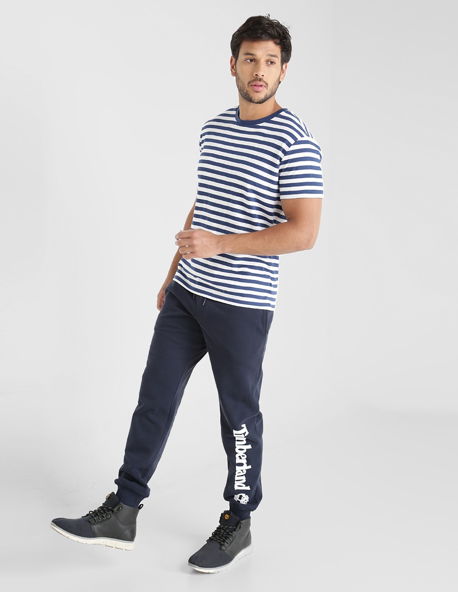 Pants regular con jareta para hombre 3