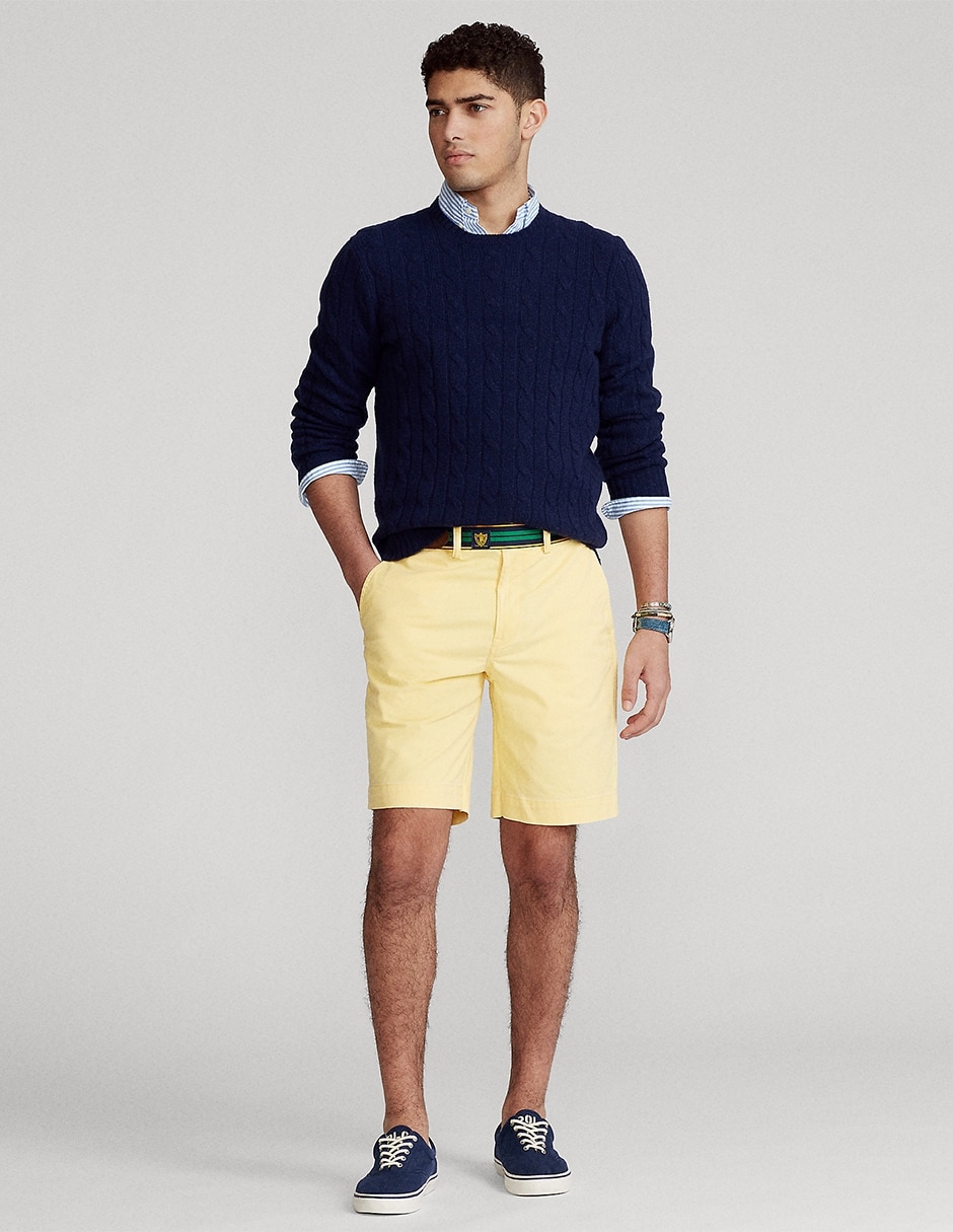 SHORT POLO RL 7106, 38, AMARILLO CLARO