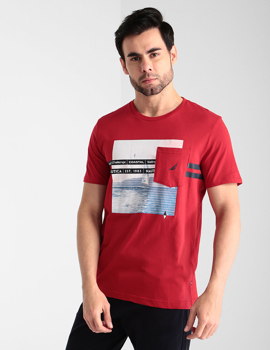 Playera Nautica cuello redondo para hombre en Liverpool