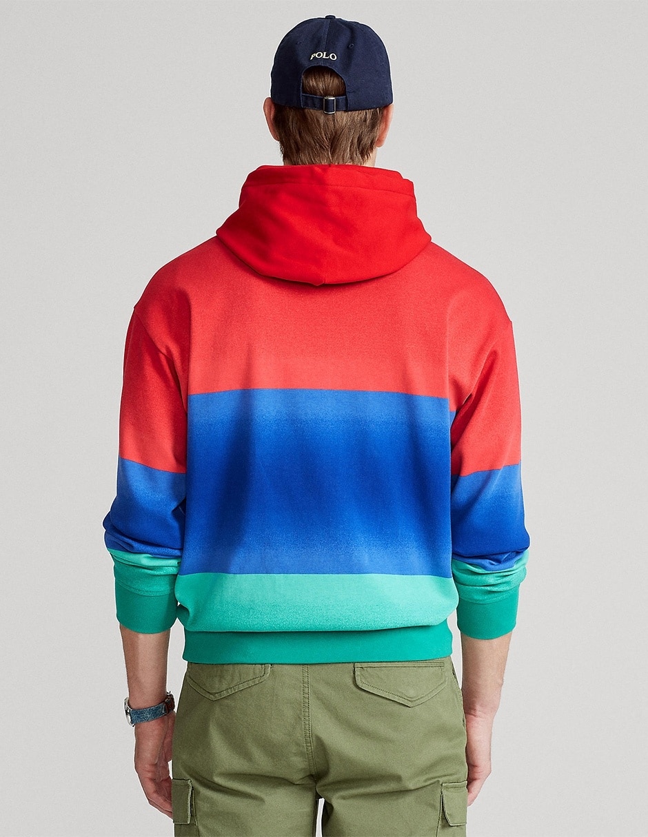 Polo ralph lauren spectra striped spa hot sale terry hoodie