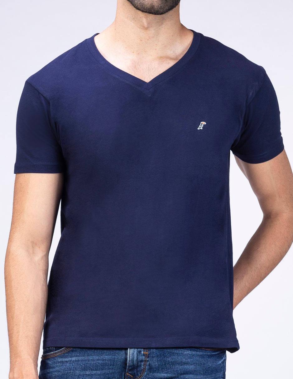 Playera cuello V para hombre
