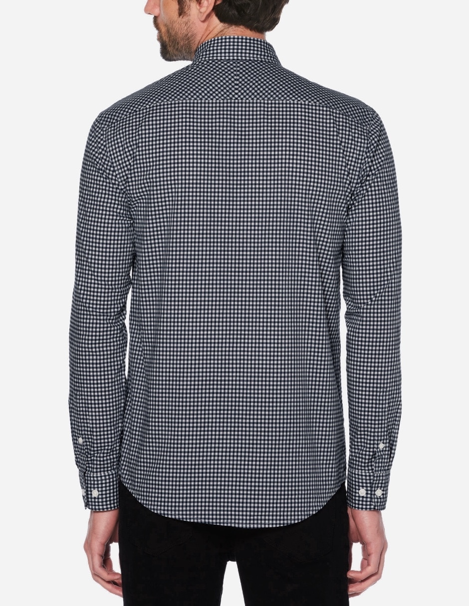 Camisa casual de algodón manga larga para hombre 2