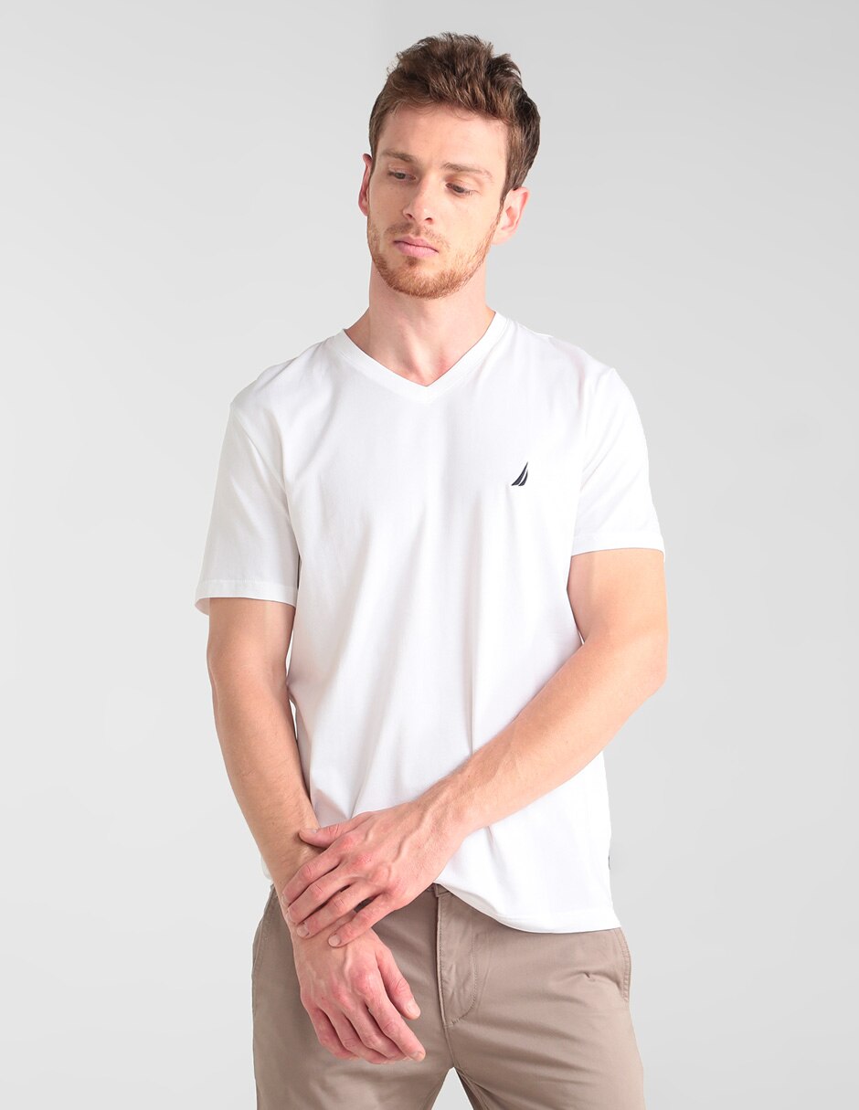 Playera Nautica cuello V para hombre en Liverpool