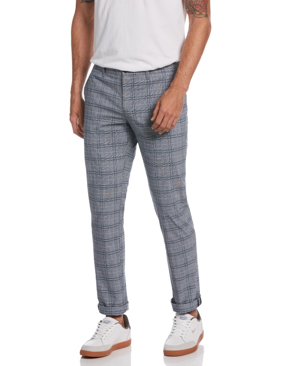 Pantalón chino slim de algodón para hombre 1