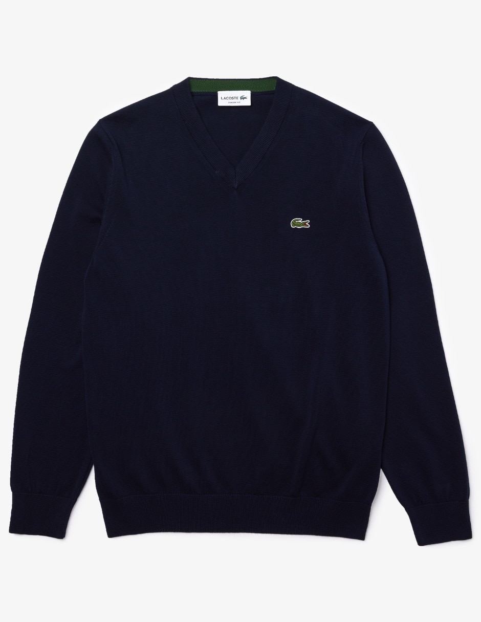 Suéter cuello V para hombre 3