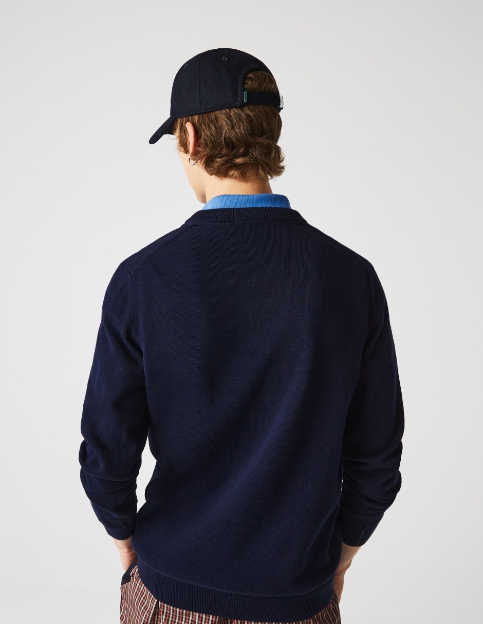 Suéter cuello V para hombre 5