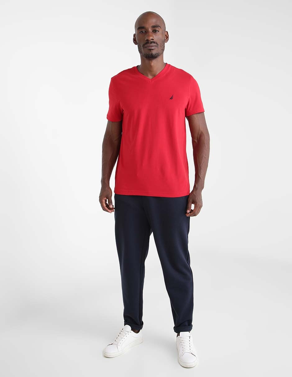 Playera cuello V para hombre 3