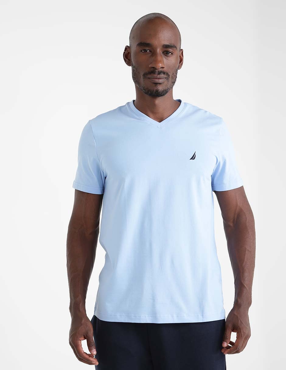 Playera cuello v para hombre