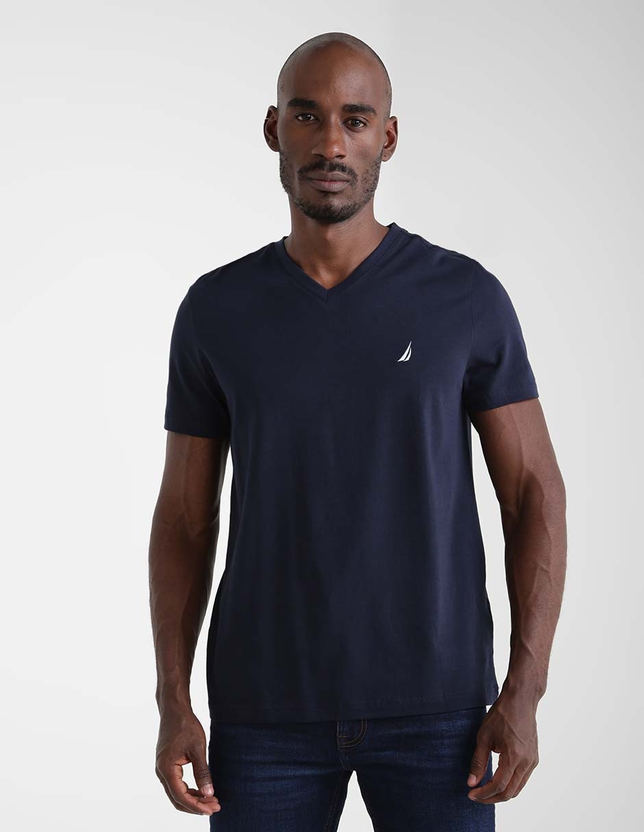 Playera cuello v para hombre