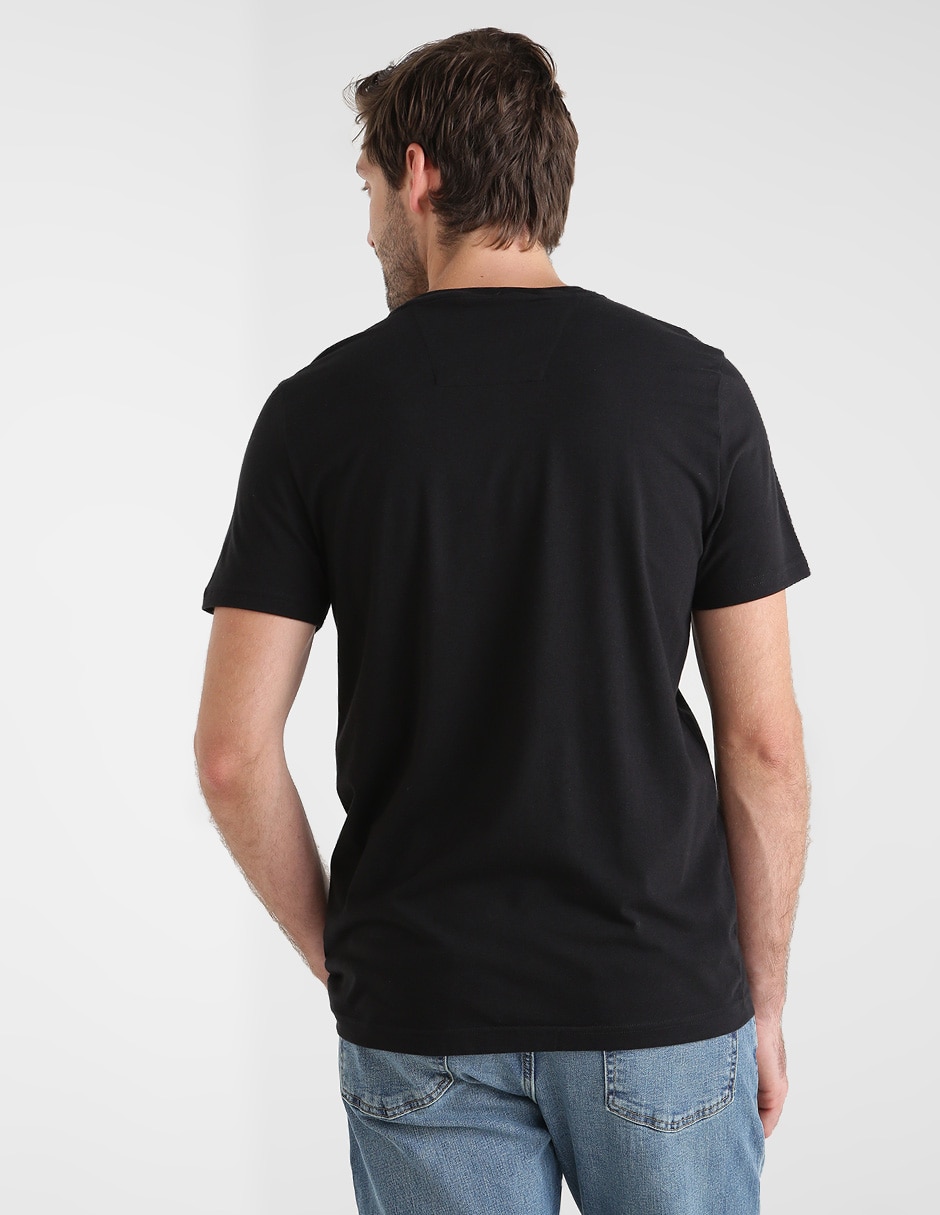 Playera cuello v para hombre 2