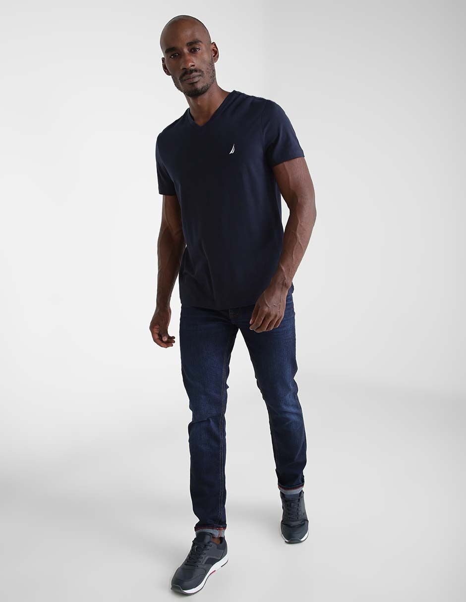 Playera cuello V para hombre 3