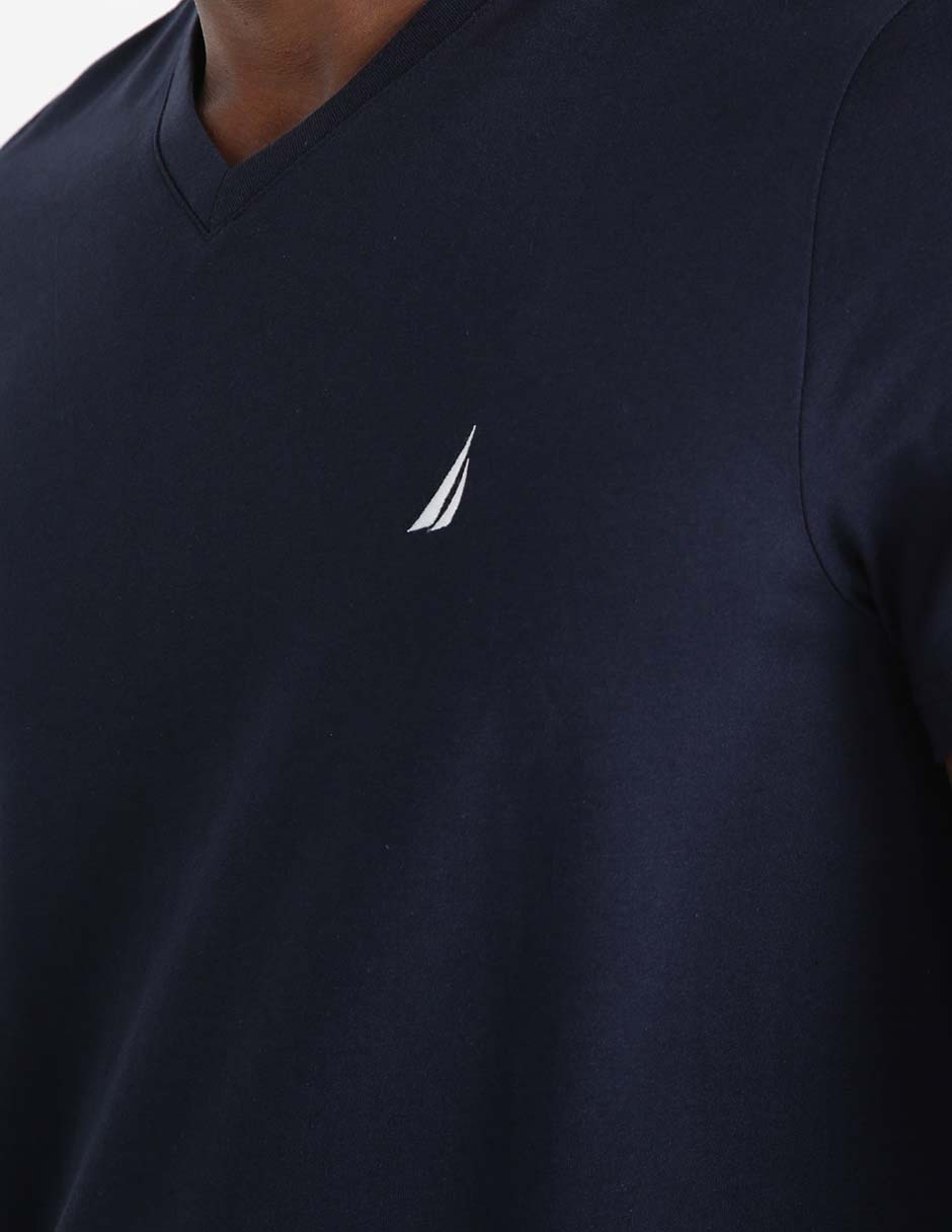 Playera cuello V para hombre 4