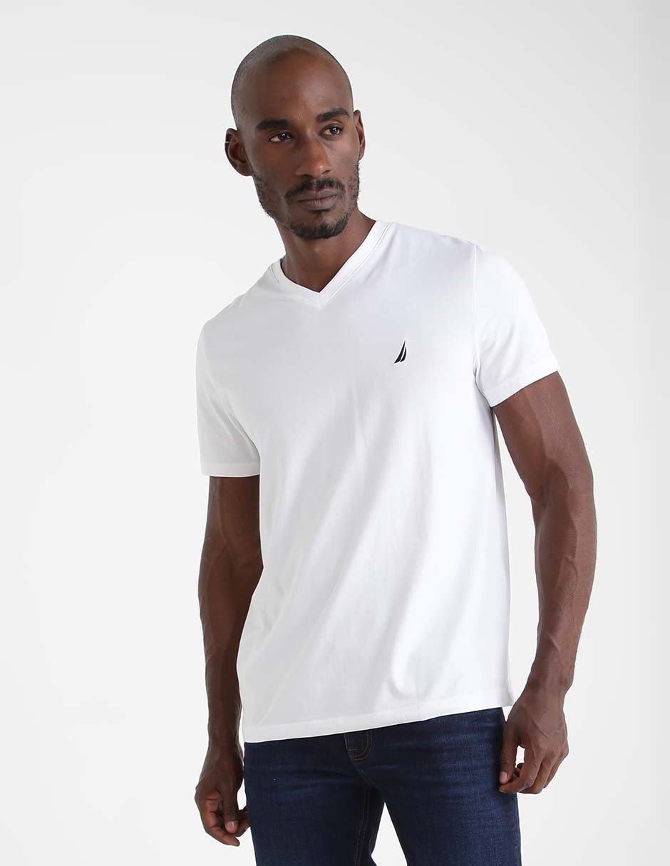 Playera cuello v para hombre