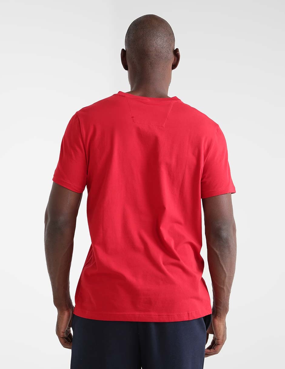 Playera Nautica cuello V para hombre